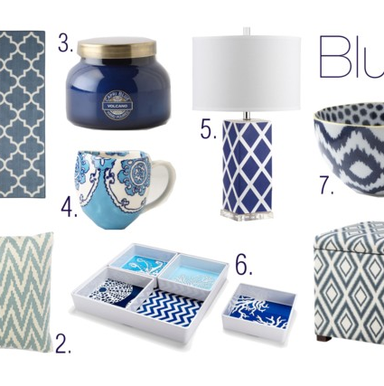 Summertime Blues: Home Decor