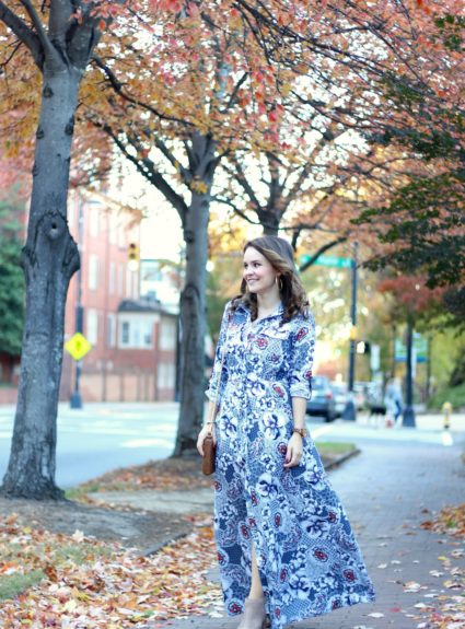Thanksgiving Outfit: Hutch Maxi Dress + $500 Giveaway