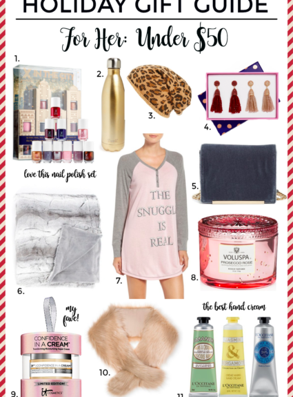 Holiday Gift Guide: For Her Under $50