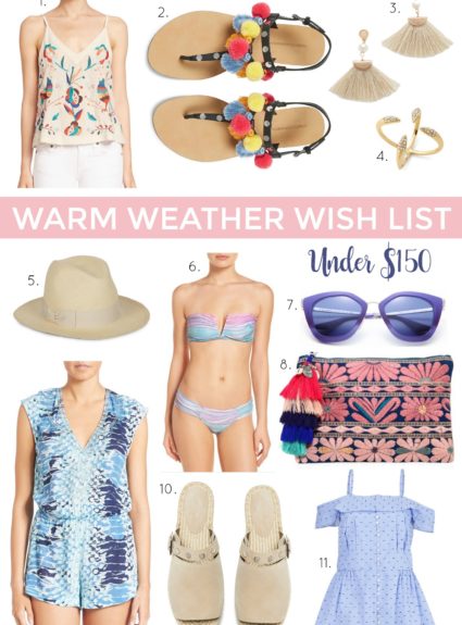 Warm Weather Wish List