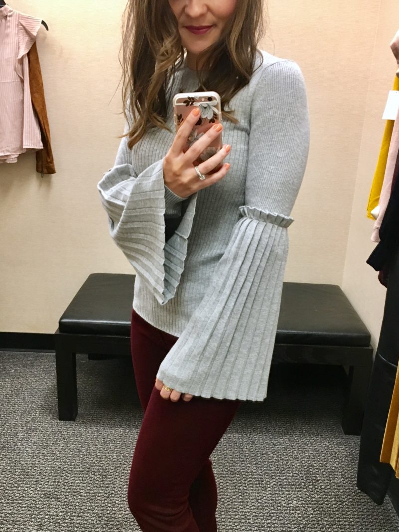 chelsea28 bell sleeve sweater, nordstrom anniversary sale