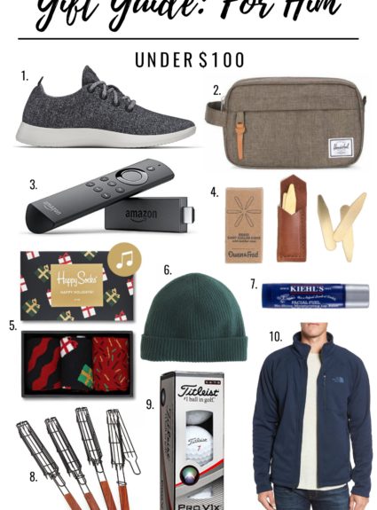 Gift Guide for Him: Under $100