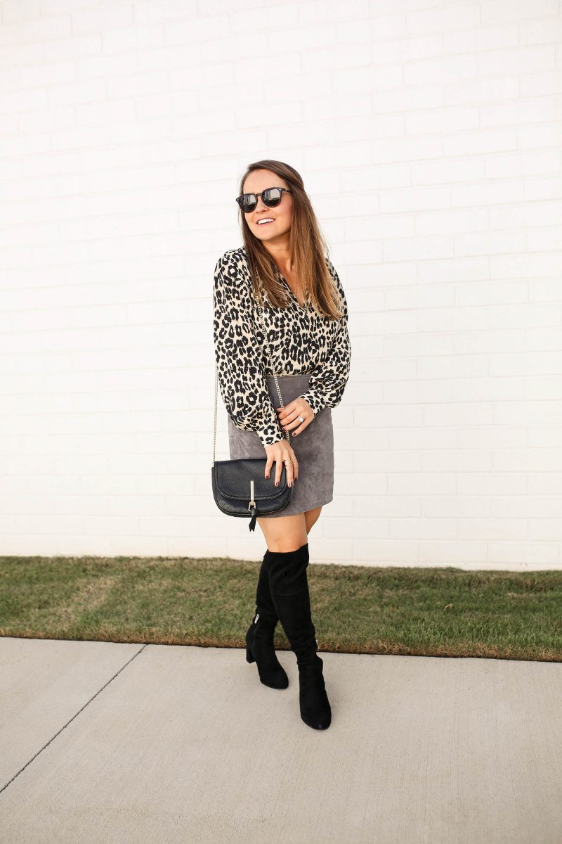 Leopard Print Top for Fall - Medicine & Manicures