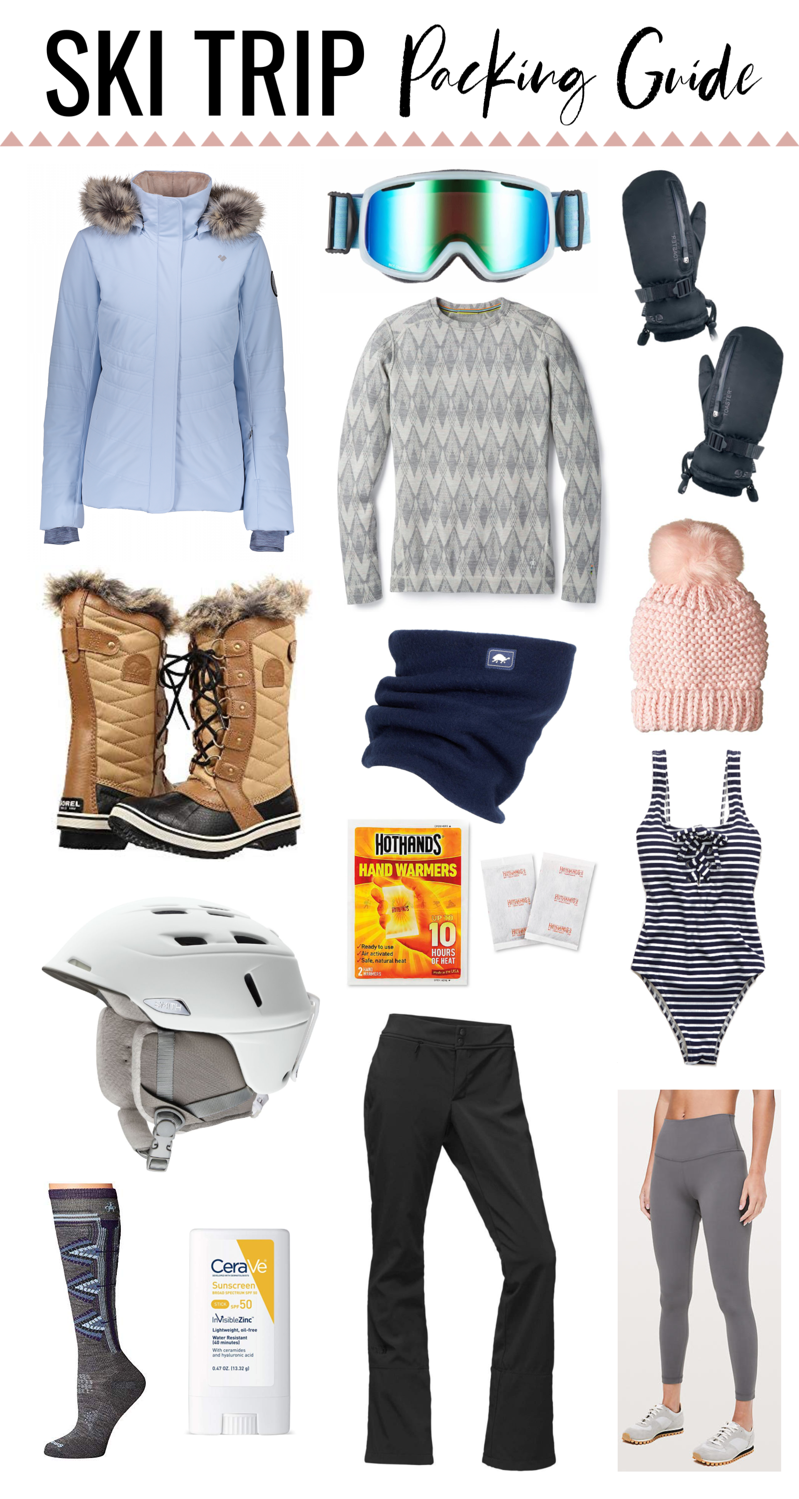Essential Packing For Your Ski Trip – Style Bestie.com