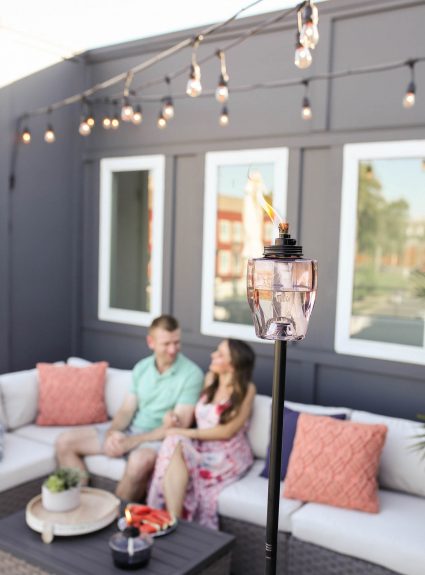 Rooftop Nights with TIKI Brand Clean Burn Torch Fuel