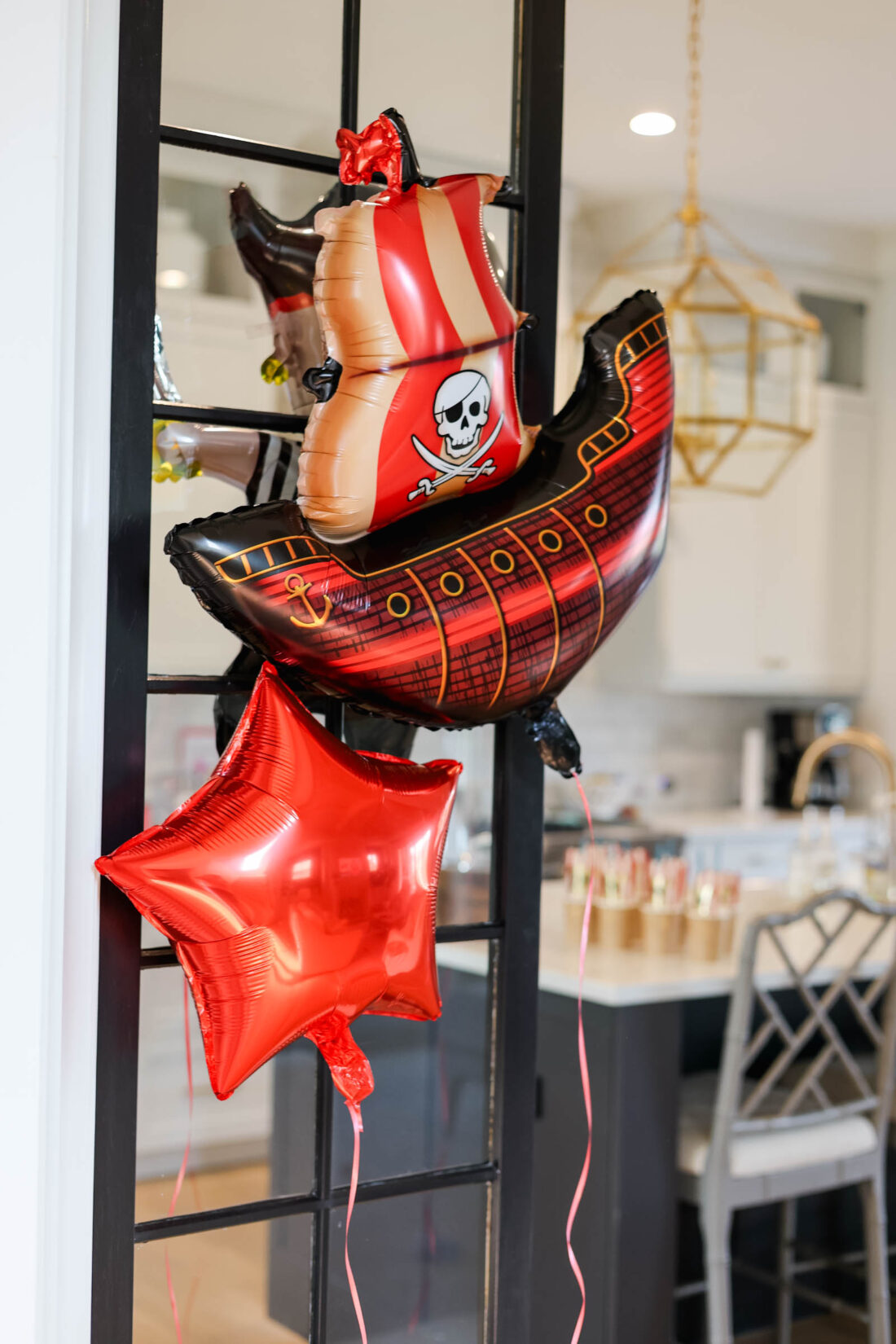 pirate birthday party, pirate balloons